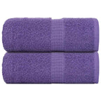Vidaxl washandjes frogn 2 st 30x30 cm 360 g m² paars