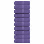 Vidaxl washandjes frogn 10 st 30x30 cm 360 g m² paars