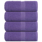 Vidaxl gastendoekjes frogn 4 st 30x50 cm 360 g m² paars