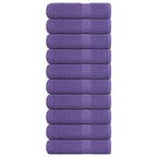 Vidaxl handdoeken frogn 10 st 50x100 cm 360 g m² paars