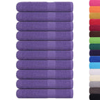 Vidaxl saunahanddoeken frogn 10 st 80x200 cm 360 g m² paars
