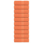 Vidaxl washandjes frogn 10 st 30x30 cm 360 g m² oranje