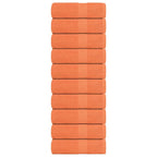 Vidaxl gastendoekjes 10 st 30x50 cm 360 g m² 100% katoen oranje