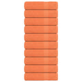 Vidaxl handdoeken 10 st 50x100 cm 360 g m² 100% katoen oranje
