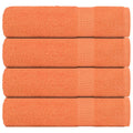 Vidaxl douchehanddoeken 4 st 70x140 cm 360 g m² 100% katoen oranje