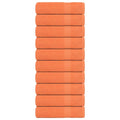 Vidaxl douchedoeken frogn 10 st 70x140 cm 360 g m² oranje