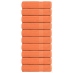 Vidaxl douchedoeken frogn 10 st 70x140 cm 360 g m² oranje