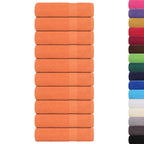 Vidaxl badhanddoeken frogn 10 st 100x150 cm 360 g m² oranje