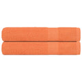 Vidaxl saunahanddoeken frogn 2 st 80x200 cm 360 g m² oranje