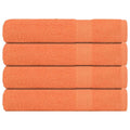 Vidaxl saunahanddoeken frogn 4 st 80x200 cm 360 g m² oranje
