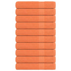 Vidaxl saunahanddoeken 10 st 80x200 cm 360 g m² 100% katoen oranje