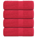 Vidaxl gastendoekjes frogn 4 st 30x50 cm 360 g m² rood