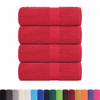 Vidaxl gastendoekjes frogn 4 st 30x50 cm 360 g m² rood