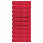 Vidaxl handdoeken frogn 10 st 50x100 cm 360 g m² rood