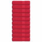 Vidaxl douchehanddoeken frogn 10 st 70x140 cm 360 g m² rood