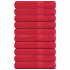Vidaxl saunahanddoeken frogn 10 st 80x200 cm 360 g m² rood