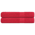 Vidaxl handdoeken frogn 2 st 100x200 cm 360 g m² rood