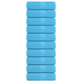 Vidaxl gastendoekjes frogn 10 st 30x50 cm 360 g m² turquoise