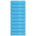 Vidaxl handdoeken frogn 10 st 50x100 cm 360 g m² turquoise