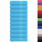 Vidaxl douchehanddoeken frogn 10 st 70x140 cm 360 g m² turquoise