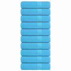 Vidaxl badhanddoeken frogn 10 st 100x150 cm 360 g m² turquoise