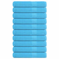 Vidaxl saunahanddoeken frogn 10 st 80x200 cm 360 g m² turquoise