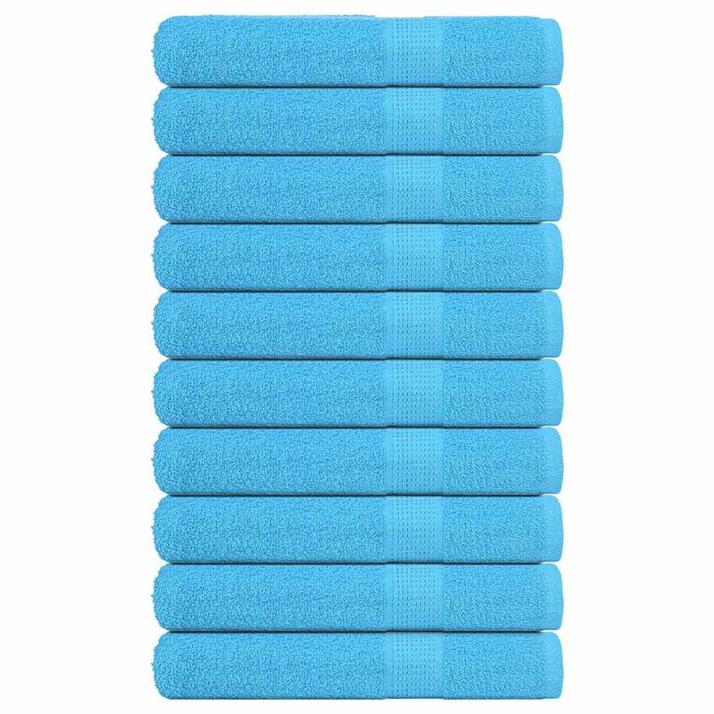 Vidaxl saunahanddoeken frogn 10 st 80x200 cm 360 g m² turquoise