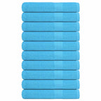 Vidaxl handdoeken frogn 10 st 100x200 cm 360 g m² turquoise