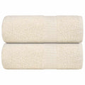 Vidaxl gastendoekjes frogn 2 st 30x50 cm 360 g m² crème