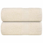 Vidaxl gastendoekjes frogn 2 st 30x50 cm 360 g m² crème