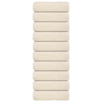 Vidaxl gastendoekjes frogn 10 st 30x50 cm 360 g m² crème