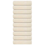 Vidaxl handdoeken frogn 10 st 50x100 cm 360 g m² crème