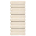Vidaxl douchehanddoeken frogn 10 st 70x140 cm 360 g m² crème