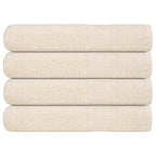 Vidaxl saunahanddoeken frogn 4 st 80x200 cm 360 g m² crème