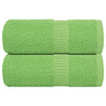 Vidaxl washandjes frogn 2 st 30x30 cm 360 g m² appelgroen