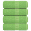 Vidaxl washandjes frogn 4 st 30x30 cm 360 g m² appelgroen