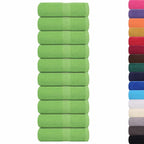 Vidaxl washandjes frogn 10 st 30x30 cm 360 g m² appelgroen