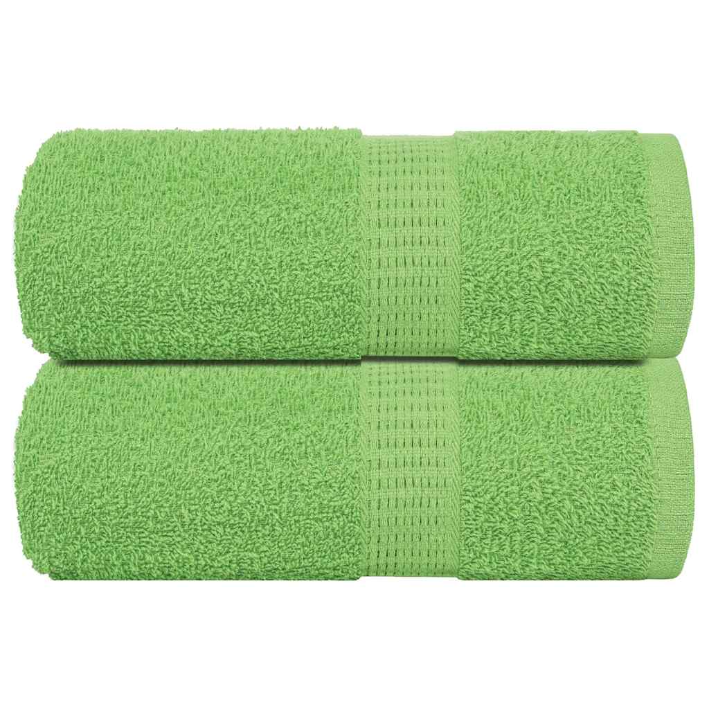 Vidaxl gastendoekjes frogn 2 st 30x50 cm 360 g m² appelgroen