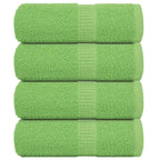 Vidaxl gastendoekjes frogn 4 st 30x50 cm 360 g m² appelgroen