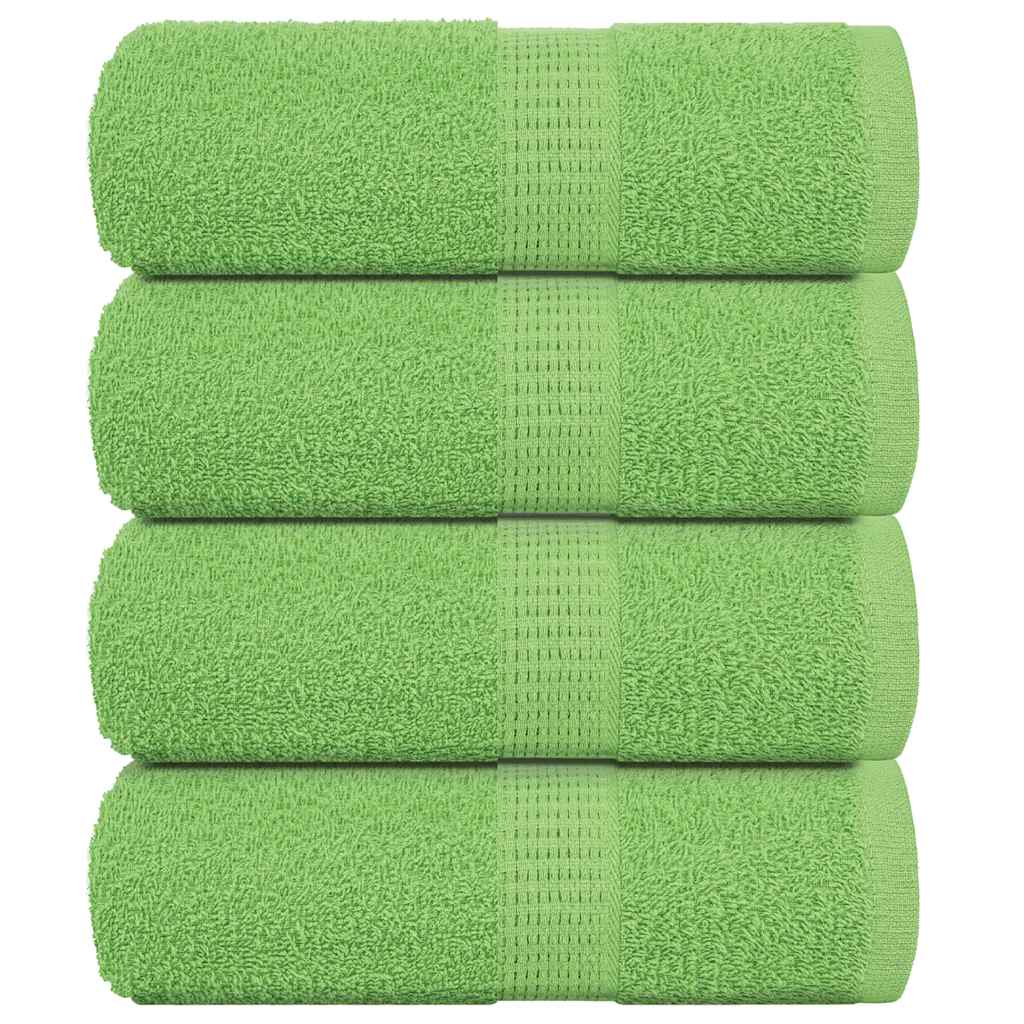 Vidaxl gastendoekjes frogn 4 st 30x50 cm 360 g m² appelgroen