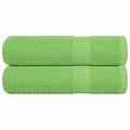 Vidaxl handdoeken frogn 2 st 50x100 cm 360 g m² appelgroen