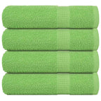 Vidaxl handdoeken frogn 4 st 50x100 cm 360 g m² appelgroen