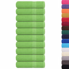 Vidaxl douchehanddoeken frogn 10 st 70x140 cm 360 g m² appelgroen
