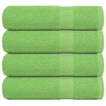 Vidaxl badhanddoeken frogn 4 st 100x150 cm 360 g m² appelgroen