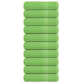 Vidaxl badhanddoeken frogn 10 st 100x150 cm 360 g m² appelgroen