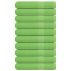 Vidaxl saunahanddoeken frogn 10 st 80x200 cm 360 g m² appelgroen