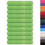 Vidaxl saunahanddoeken frogn 10 st 80x200 cm 360 g m² appelgroen