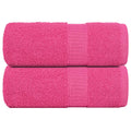 Vidaxl washandjes frogn 2 st 30x30 cm 360 g m² roze