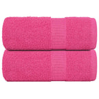Vidaxl washandjes frogn 2 st 30x30 cm 360 g m² roze