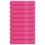 Vidaxl saunahanddoeken frogn 10 st 80x200 cm 360 g m² roze